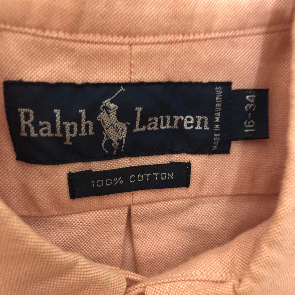 Vintage Ralph Lauren men’s button shirt size 16-34 - Picture 2 of 3